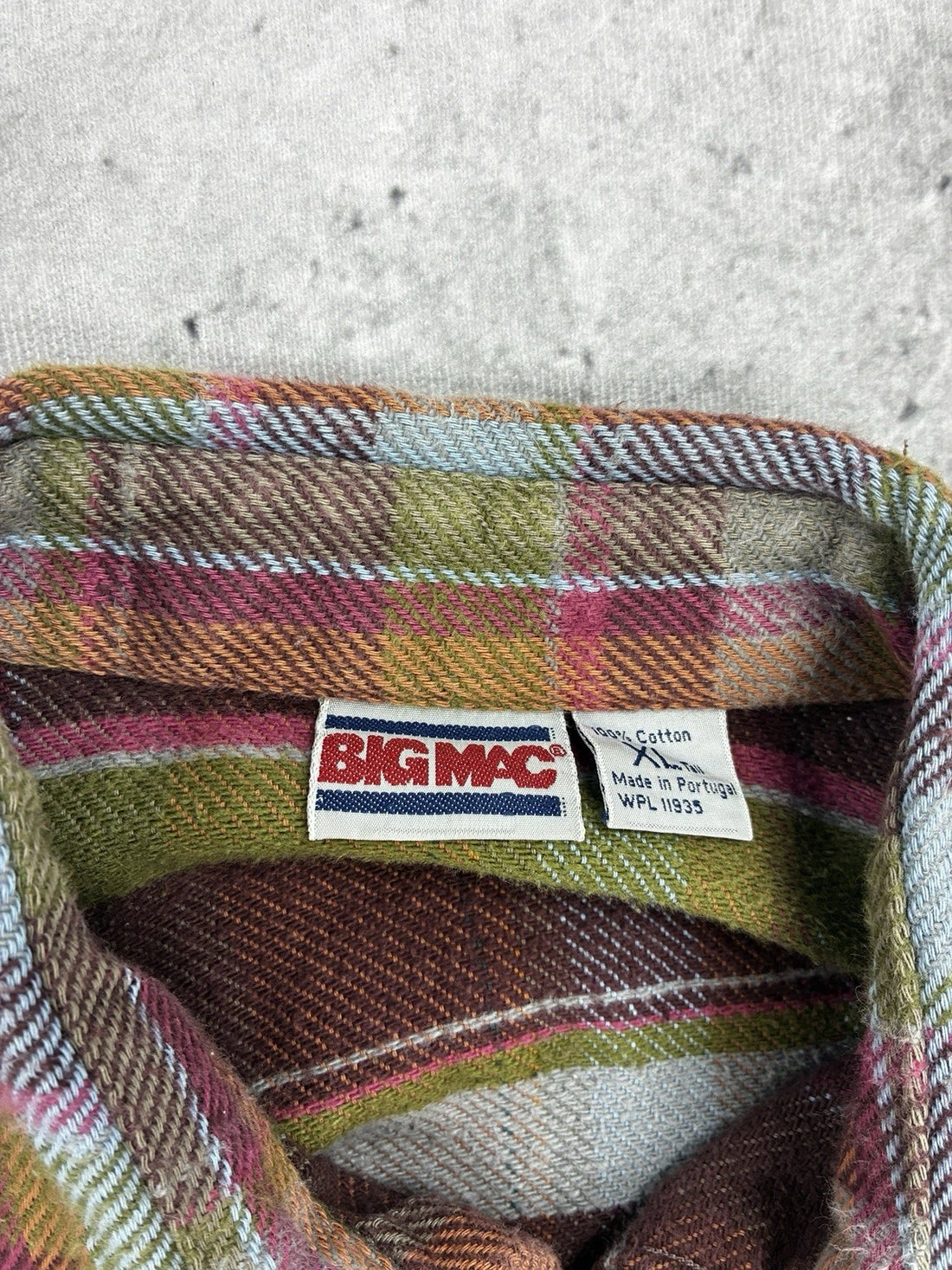Vintage Big Mac Button Up Shirt Size XL Tall