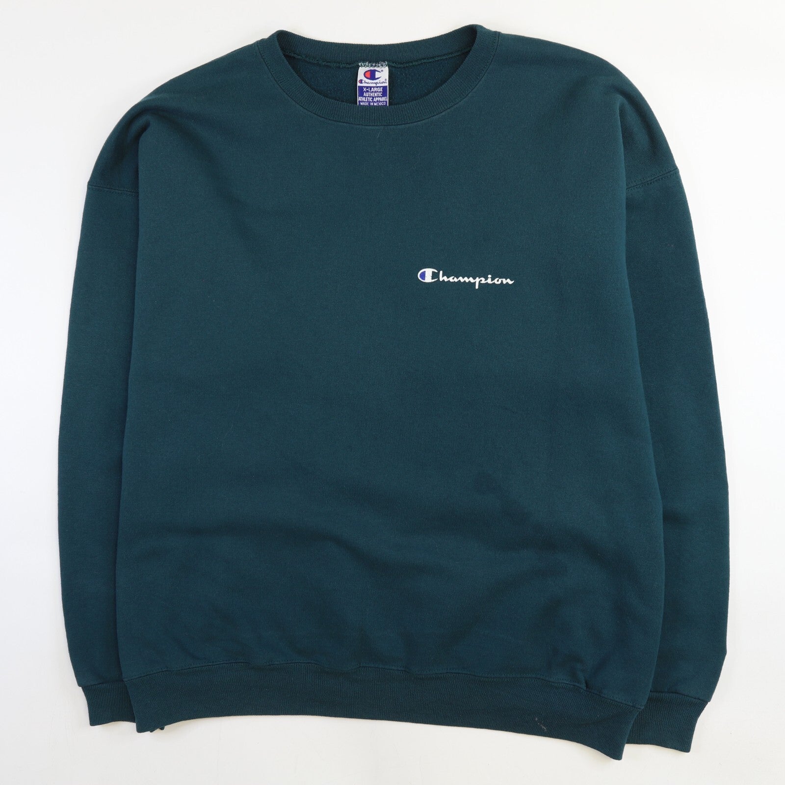 Vintage Champion Crewneck Sweatshirt Size XL Teal 90s – Throwback