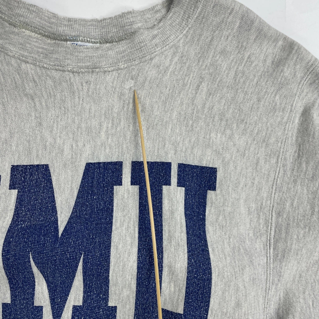 Vintage SMU Champion Reverse Weave Crewneck Sweatshirt Size XL Distressed 90s