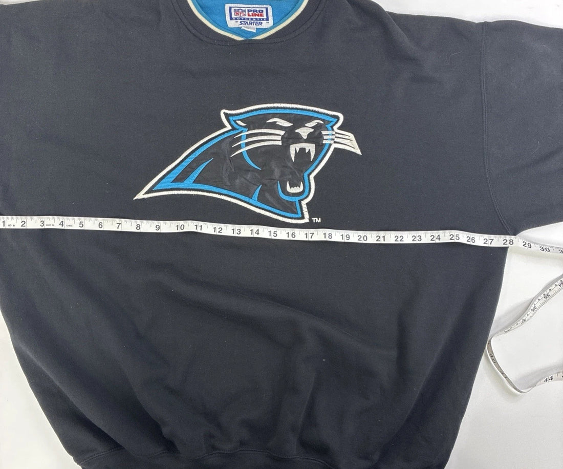 Vintage Carolina Panthers Starter Sweatshirt Crewneck Size XL 90s NFL