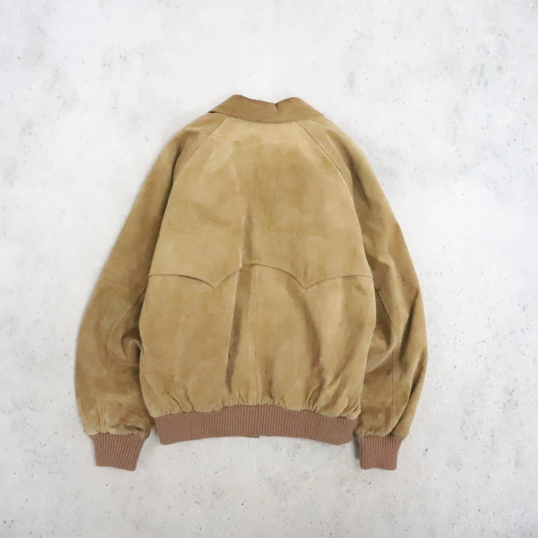 Vintage Brazil Leather Suede Bomber Jacket Size 42