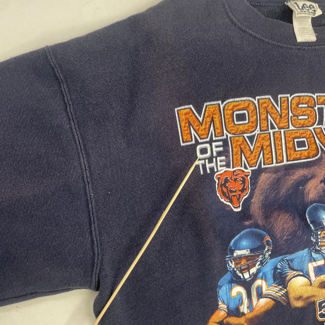Vintage Chicago Bears Monsters Of The Midway Sweatshirt Size Large NFL