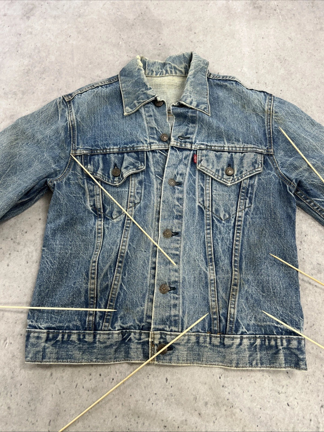 Vintage Levi's Denim Trucker Jacket Size Small