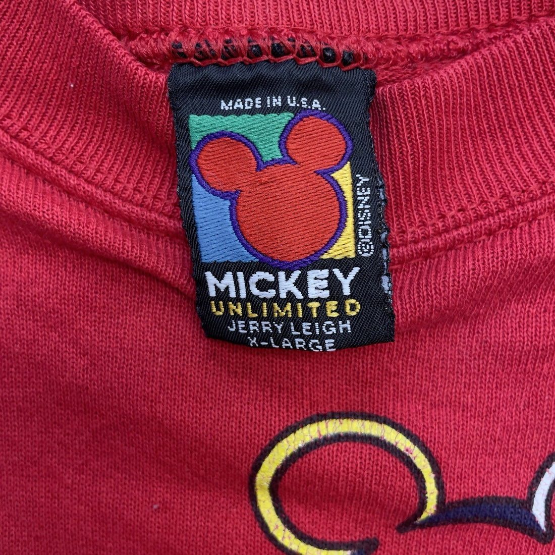 Vintage Mickey Mouse Olympics Disney Crewneck Sweatshirt Size XL