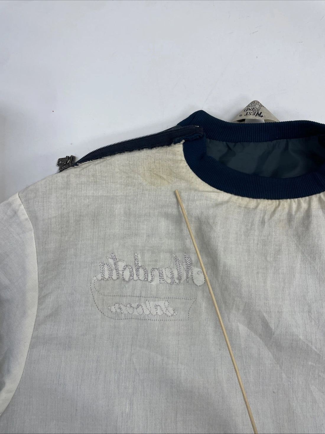 Vintage Mendota Saloon West Wind Pullover Light Jacket Size XL Chain Stitched