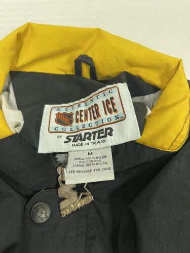 Vintage Boston Bruins Starter Windbreaker Light Jacket Size Medium 90s NHL