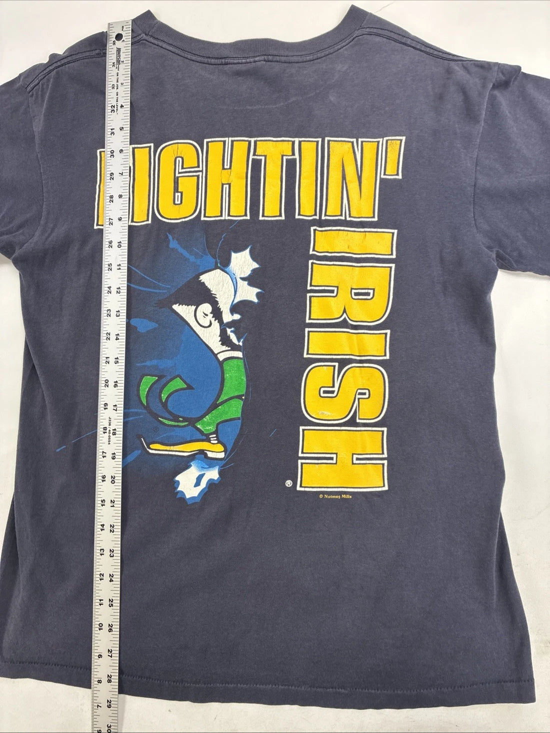Vintage Notre Dame Fighting Irish Breakthrough Nutmeg T-Shirt Large 90s NCAA