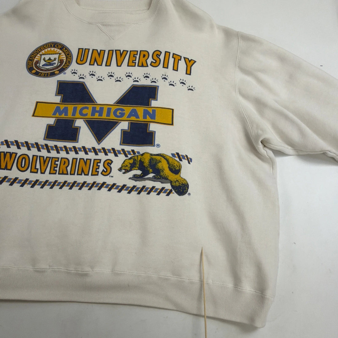 Vintage Michigan Wolverines Crewneck Sweatshirt Size XL 90s NCAA