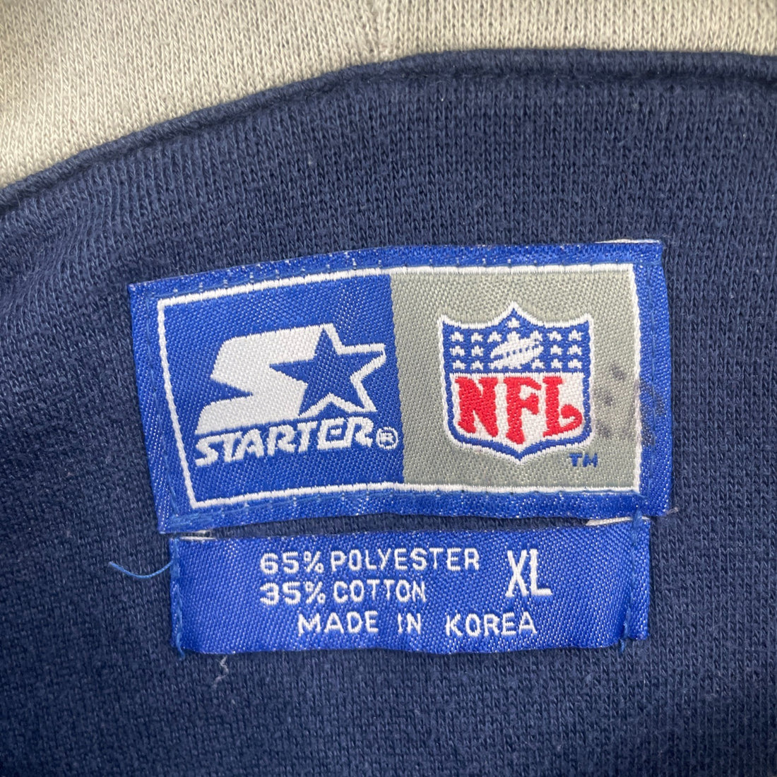Vintage Dallas Cowboys Starter Sweatshirt Hoodie Size XL 90s NFL