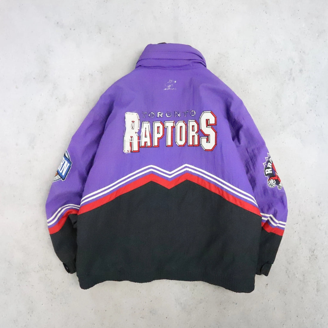Toronto Raptors Logo Athletic Puffer Jacket Size XL NBA
