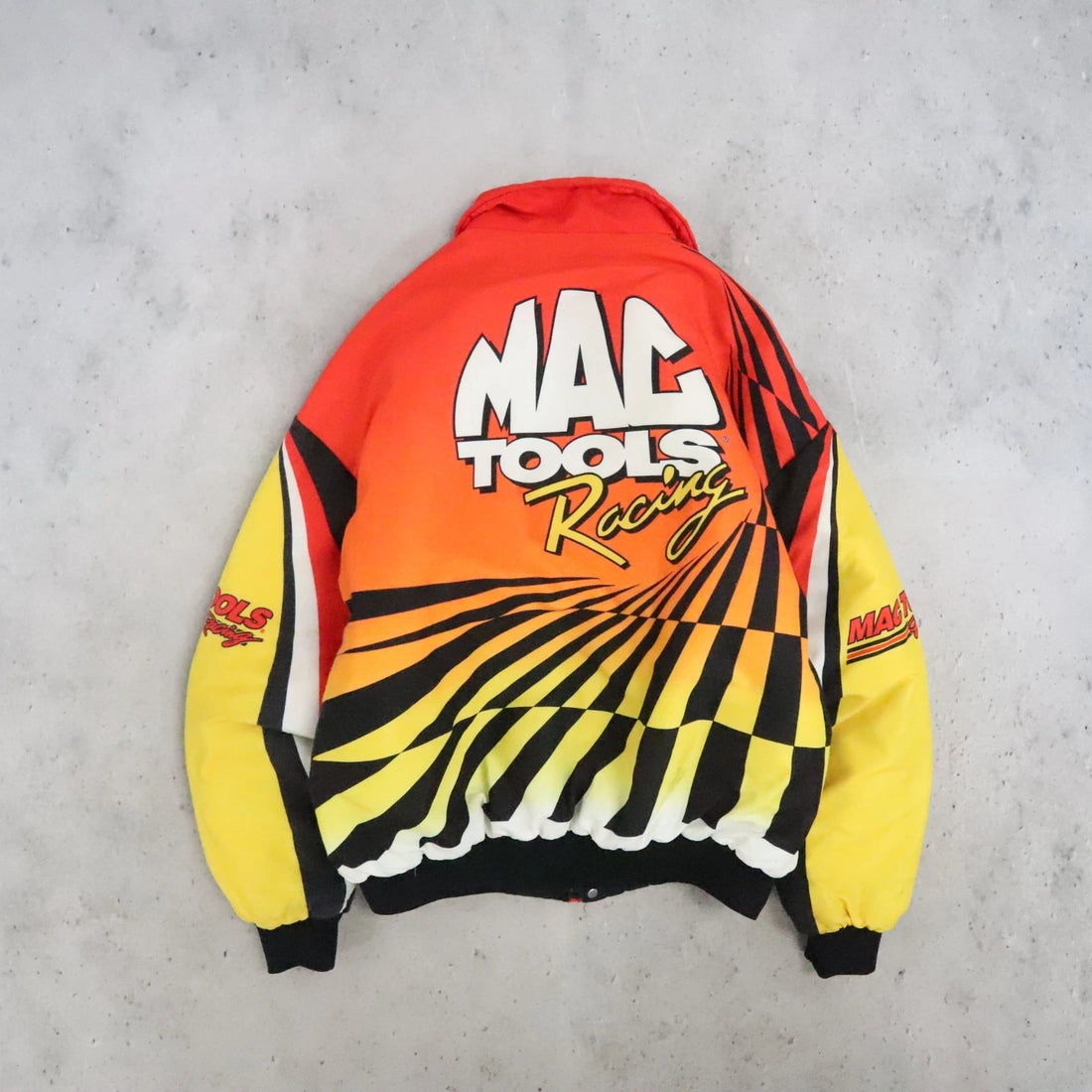 Mac Tools Racing Puffer Jacket Size XL Vintage 90s