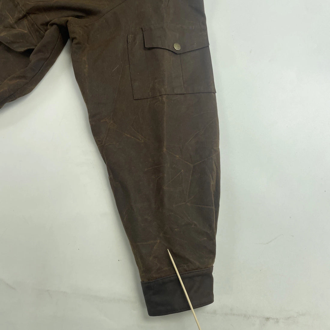 Vintage Koolah Waxed Cotton Jacket Size Large Brown