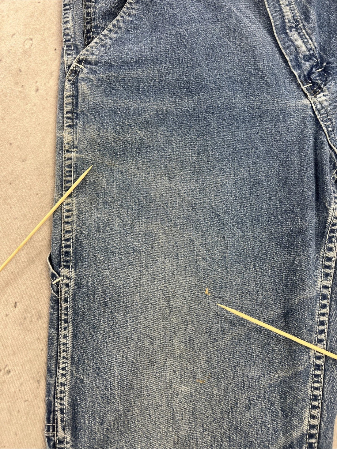 Vintage Carter's Watch The Wear Denim Jeans Pants Size Small