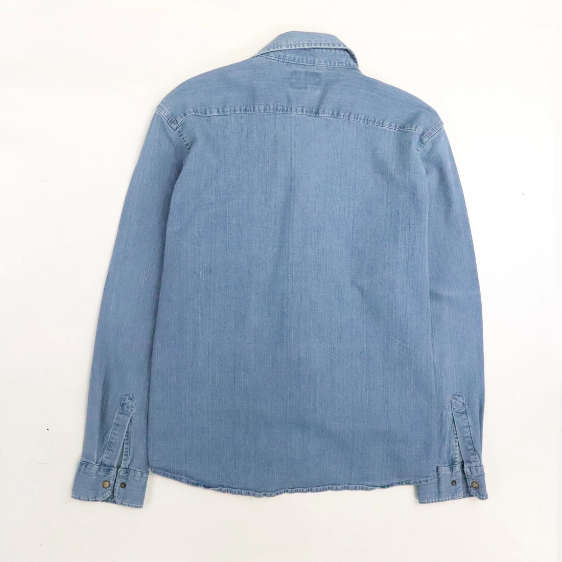 Wrangler Western Denim Pearl Snap Shirt Size XL