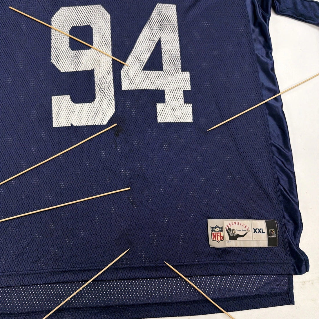 Vintage Dallas Cowboys DeMarcus Ware Gridiron Throwback Reebok Jersey 2XL NFL