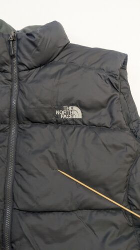 The North Face Puffer Vest Jacket Size XL Black 550 Down Insulated