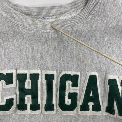 Vintage Michigan State Champion Reverse Weave Crewneck Sweatshirt Size XL 90s