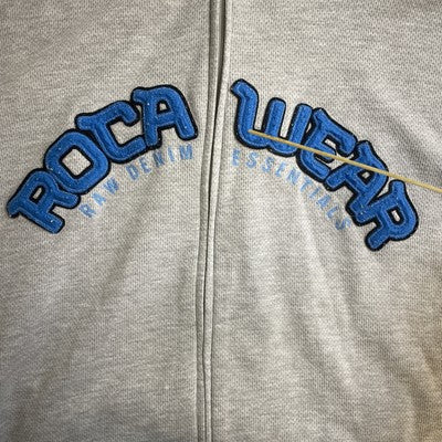 Vintage Rocawear Full Zip Sweatshirt Size 2XL Y2K Patches
