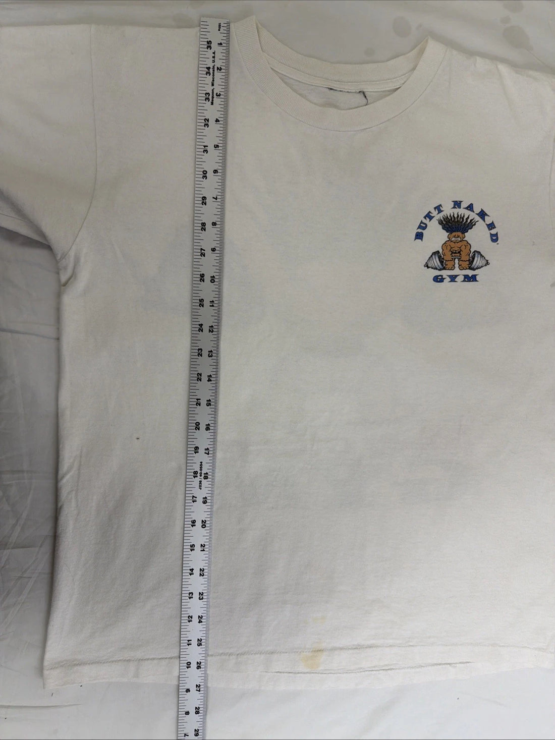 Vintage Butt Naked Gym Troll T-Shirt Size XL 1994 90s