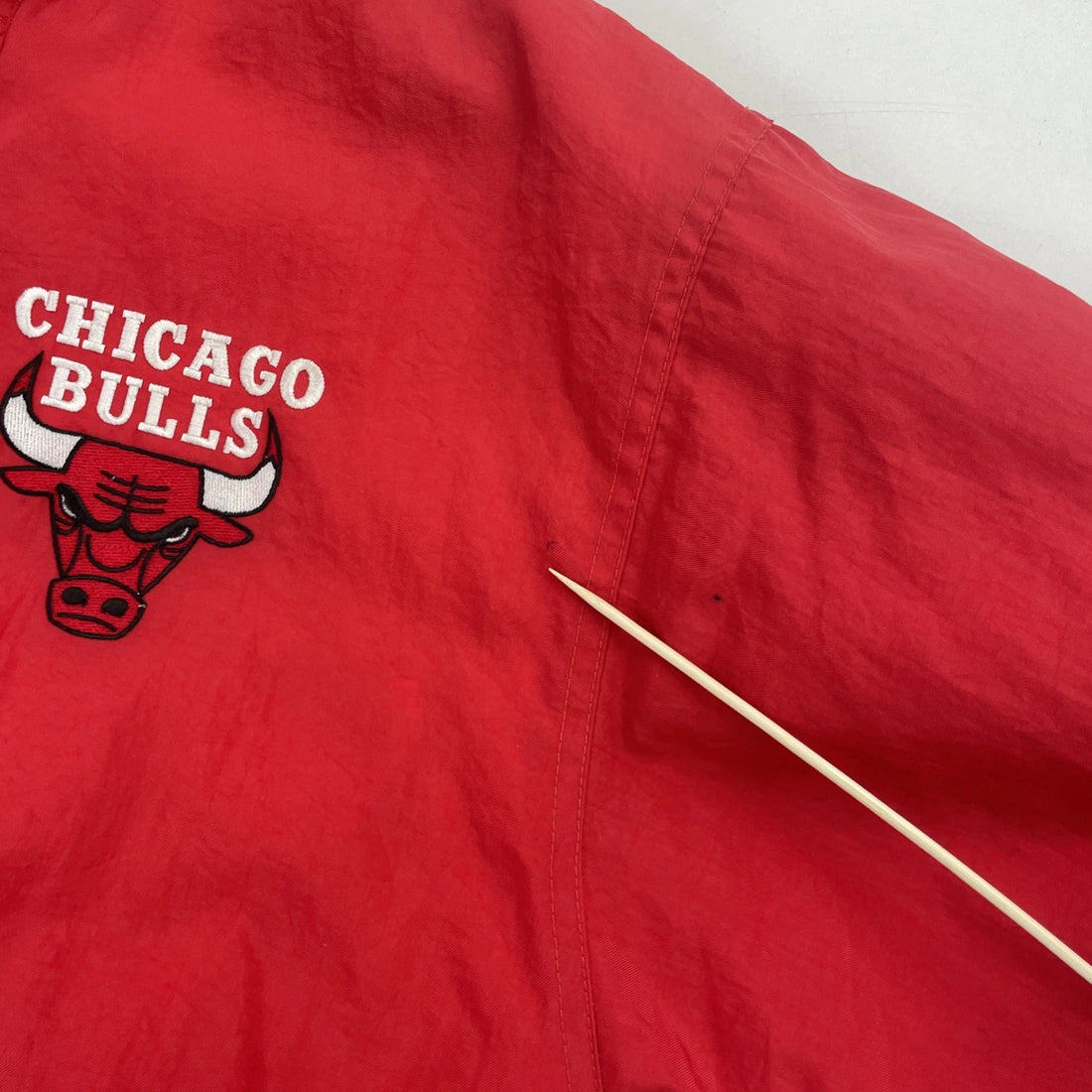 Vintage Chicago Bulls Logo Athletic Puffer Jacket Size XL NBA