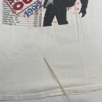 Vintage Bryan Adams Waking Up The Neighbours T-Shirt Size XL 1992 90s