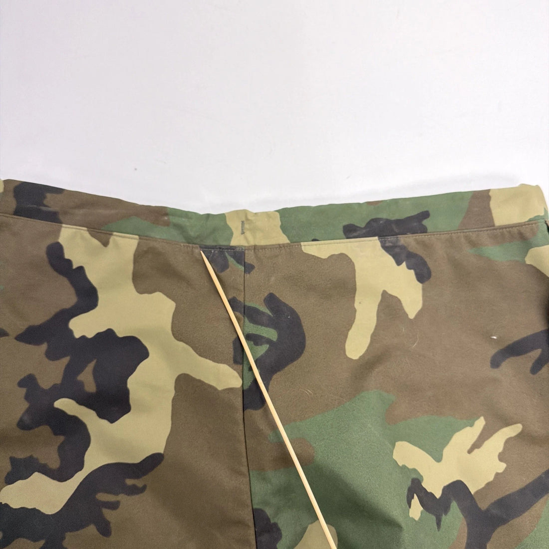 Vintage Woodland Camo Nylon Cold Weather Trousers Pants Size Large