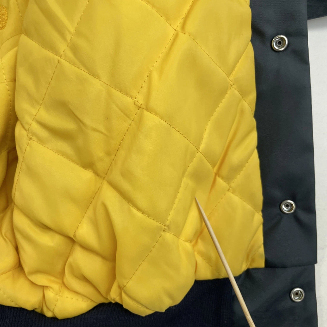 Vintage Line Backer Michigan Bell Bomber Jacket Size Large Chain Stitched