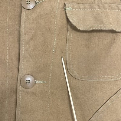Vintage Montgomery Ward Western Field Hunting Jacket Size XL Brown