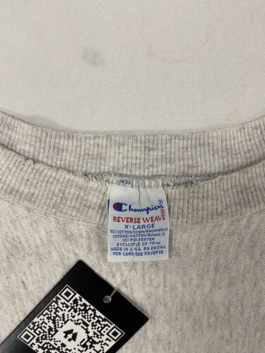 Vintage Champion Reverse Weave Blank Sweatshirt Size XL Gray