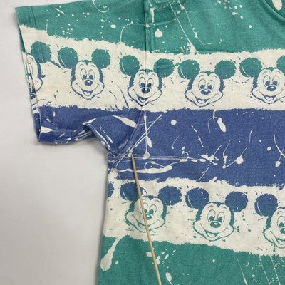 Vintage Mickey Mouse Disney T-Shirt One Size All Over Print 90s