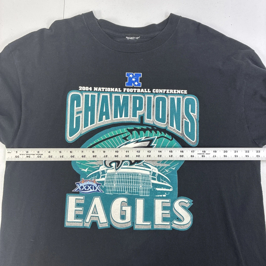 Philadelphia Eagles Super Bowl XXXIX Long Sleeve T-Shirt Size XL NFL