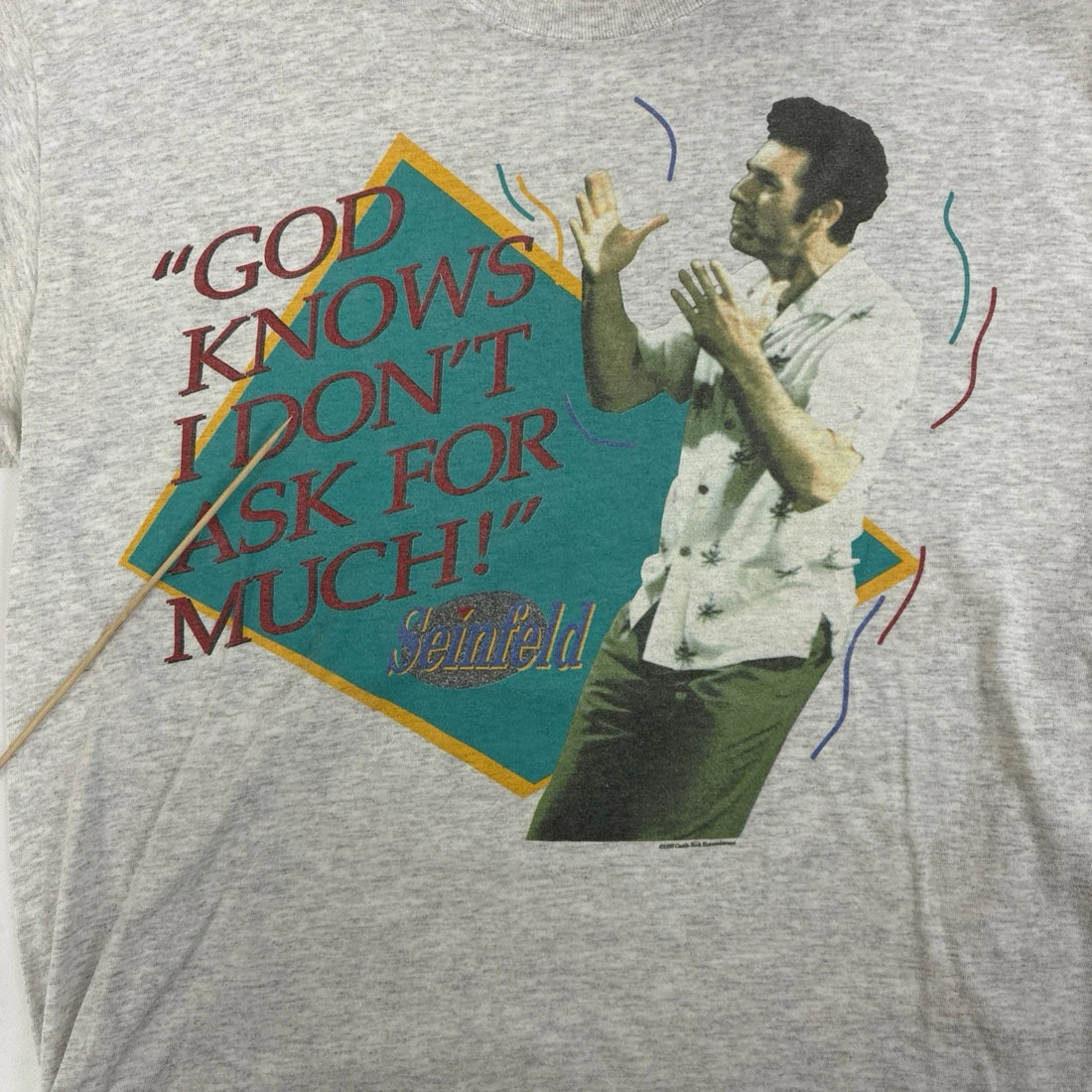 Vintage Seinfeld TV Promo T-Shirt Large 1993 90s