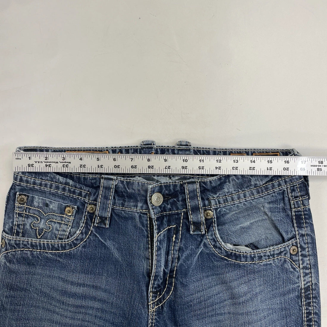 Vintage Rock Revival Denim Jeans Pants Size 32 Layne Boot Y2K