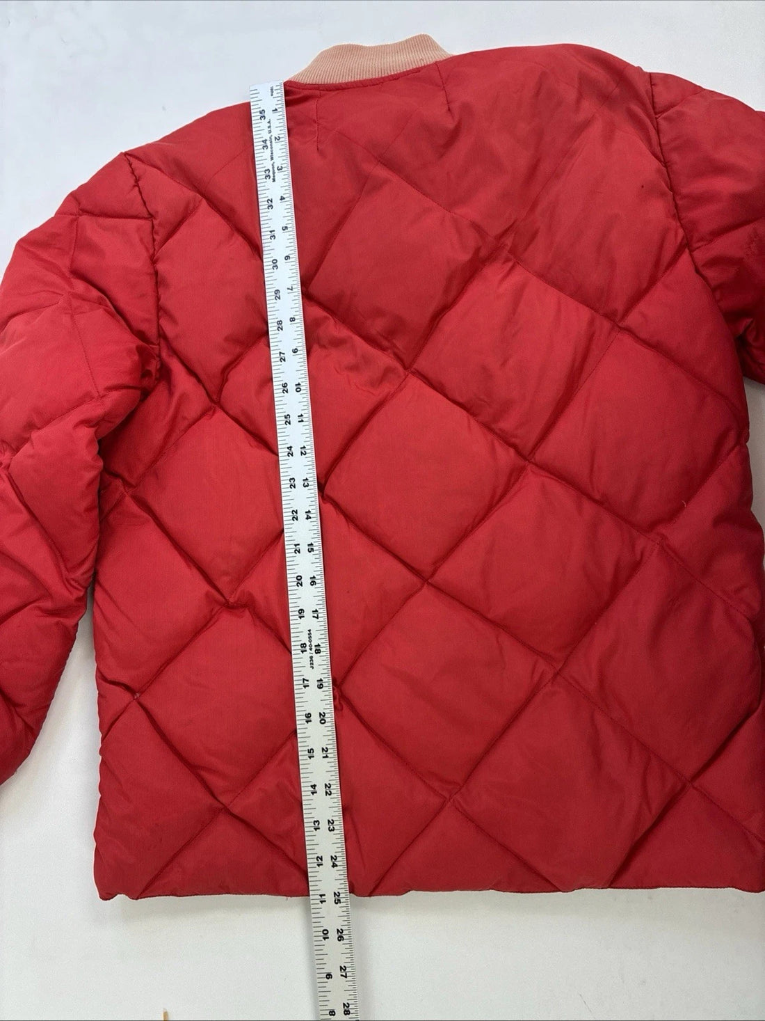 Vintage Eddie Bauer Quilted Down Puffer Skyliner Jacket Size Small 50s