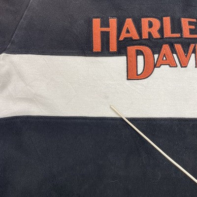 Harley Davidson Motorcycles V-Neck Sweatshirt Size Large Biker