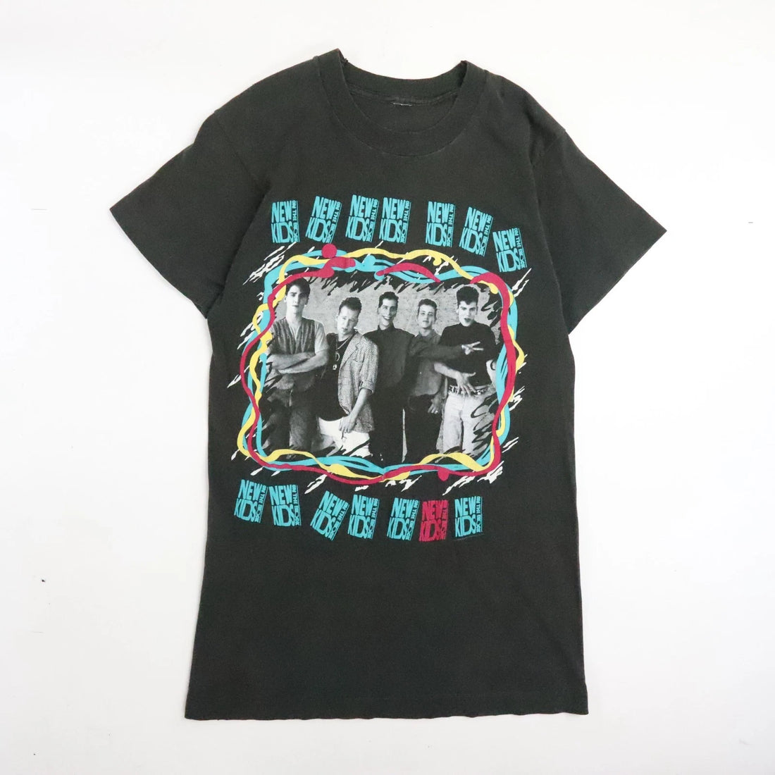 Vintage New Kids On The Block Canada Tour T-Shirt Size Small 1989 80s