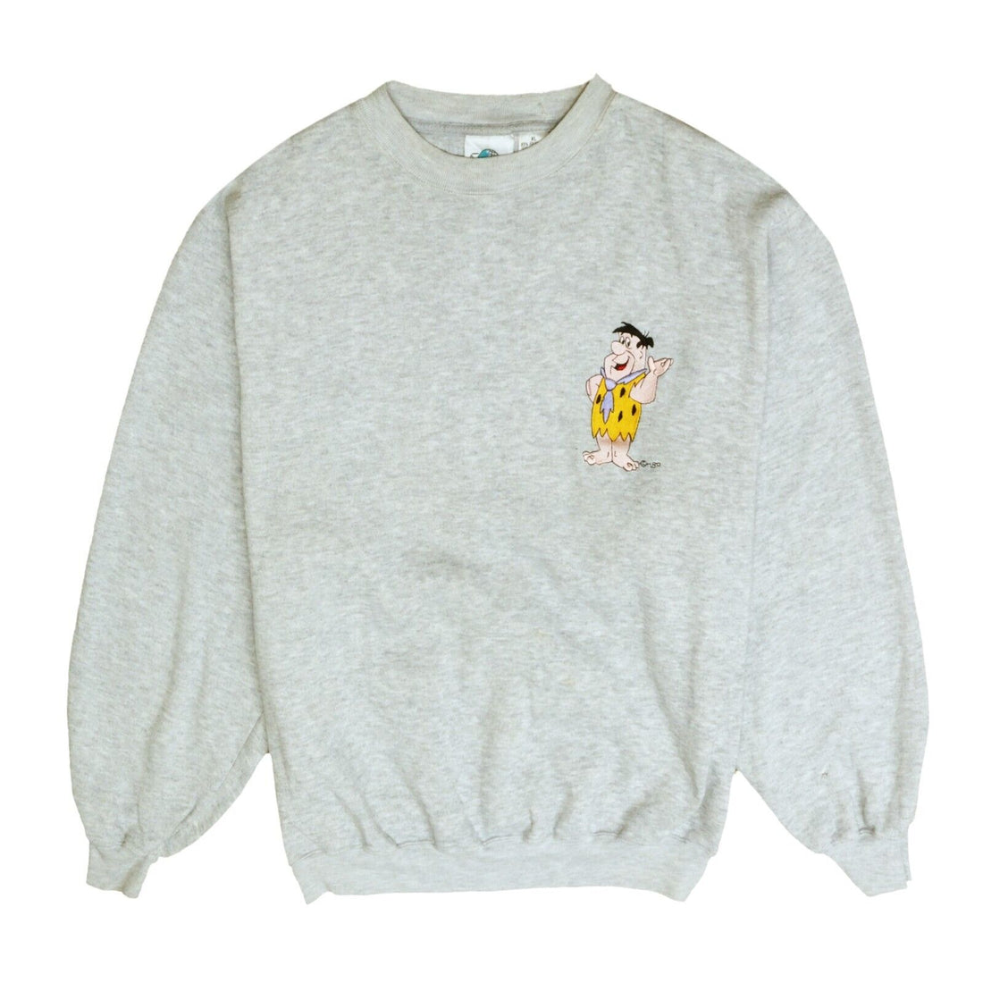 Vintage Fred Flintstones Blitz Studios Sweatshirt Size XL Embroidered 90s HBP