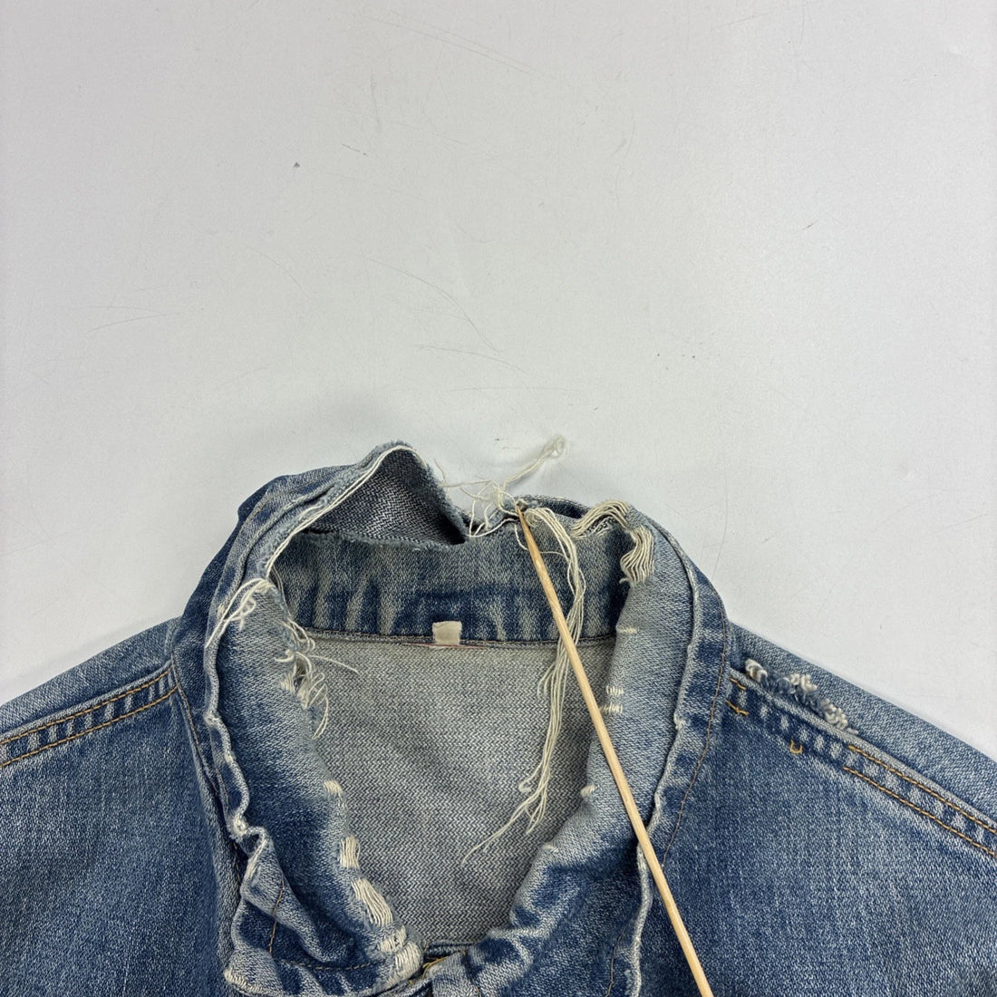 Vintage GWG Denim Vest Jacket Size Large