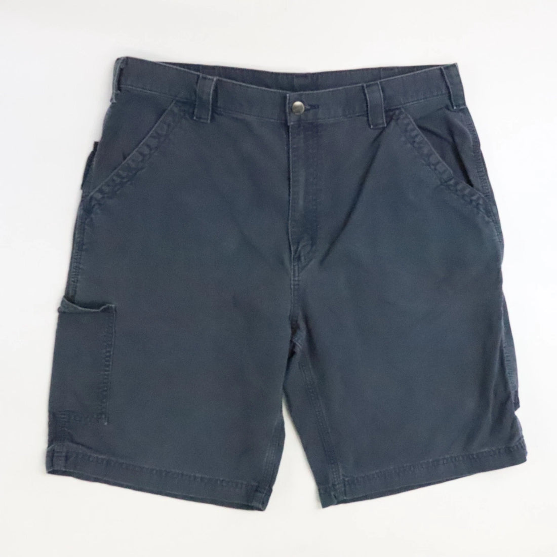 Carhartt Cargo Work Shorts Size 38 B147 NVY Blue
