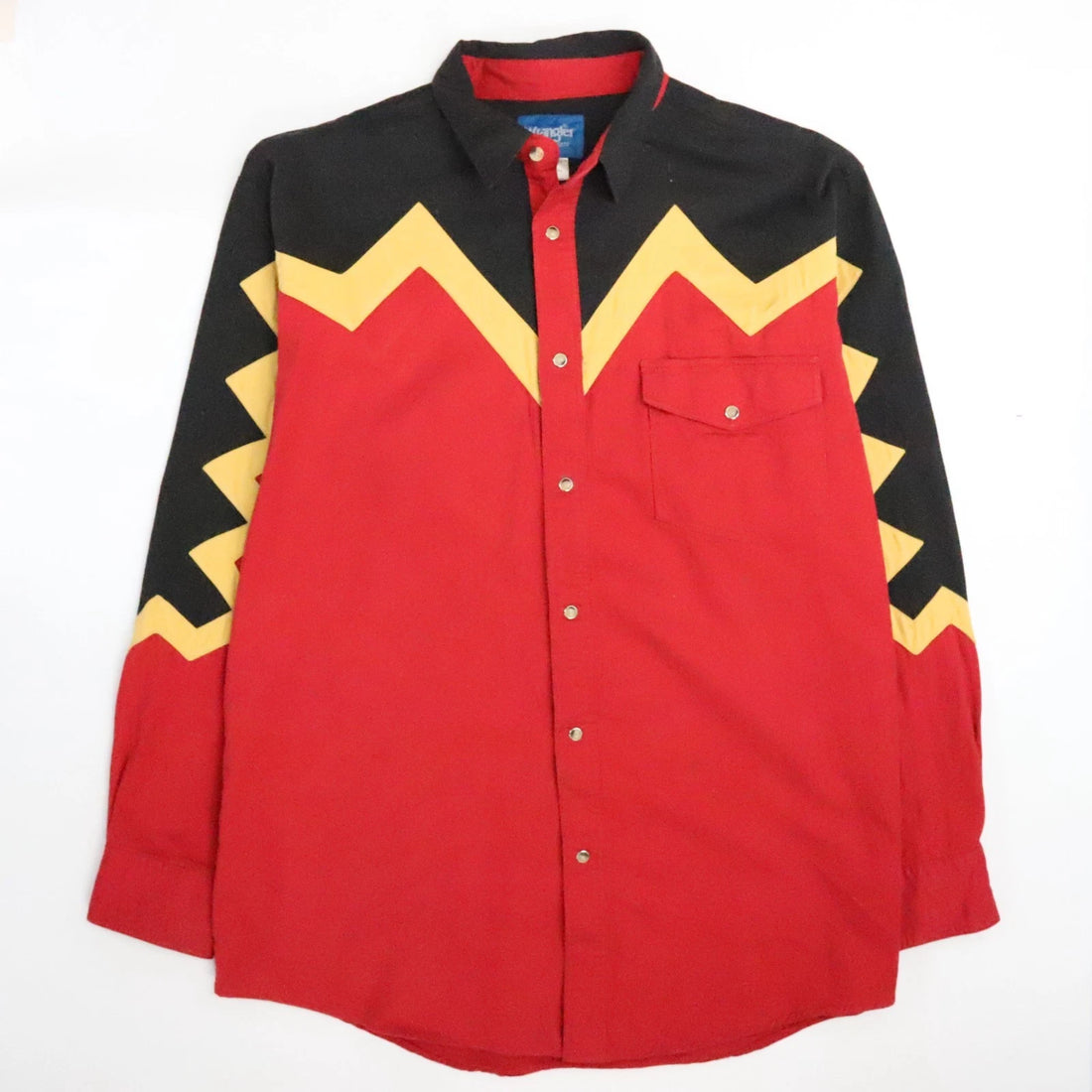 Vintage Wrangler Western Button Up Long Sleeve Shirt Size XL