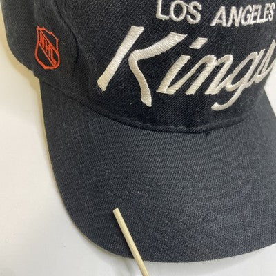 Vintage Los Angeles Kings Sports Specialties Script Wool Snapback Hat Cap NHL