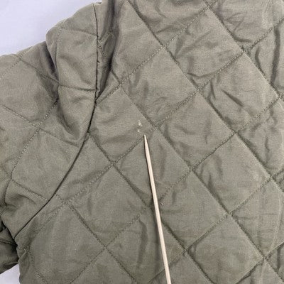 Barbour Eskdale Quilted Coat Jacket Size Medium Green