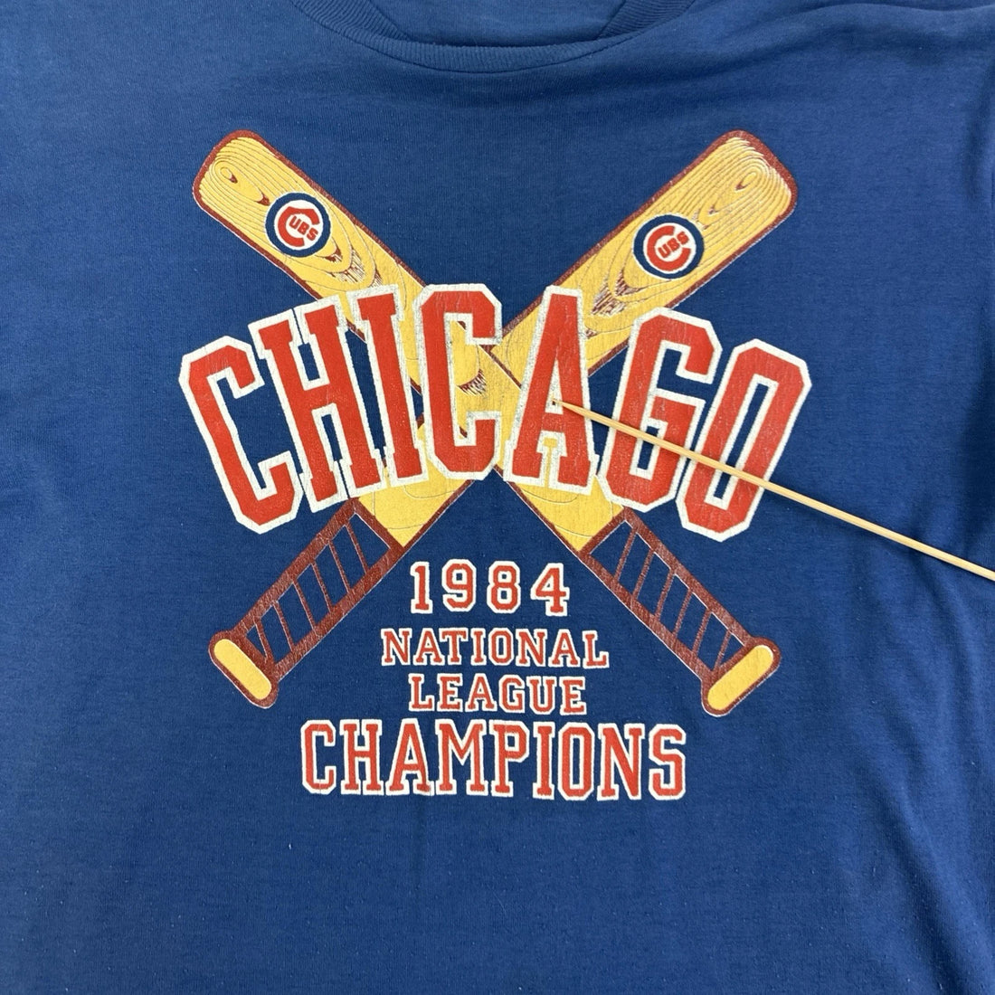 Vintage Chicago Cubs National League Champs T-Shirt Size Medium 1984 80s MLB