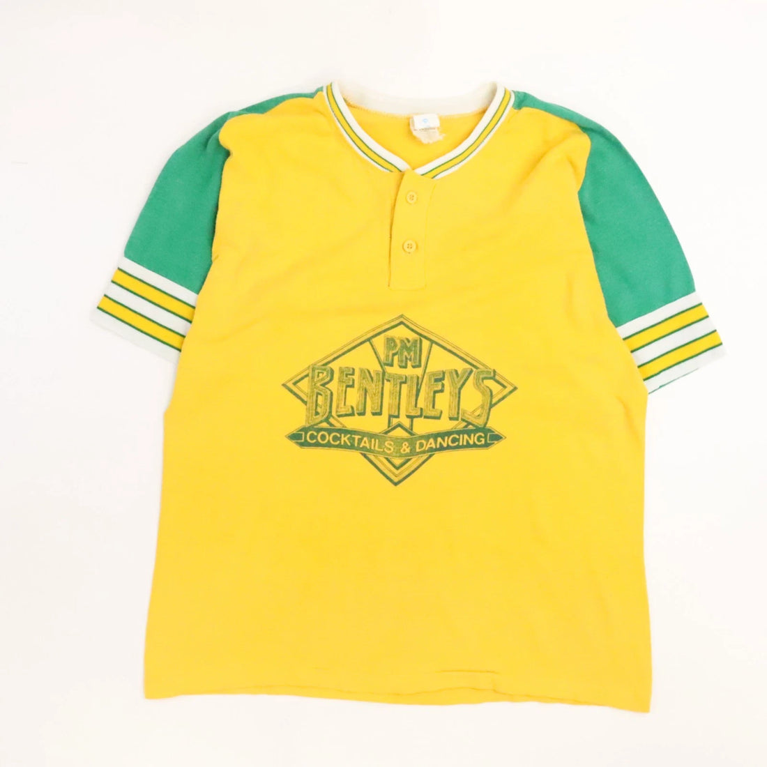 Vintage PM Bentleys Cocktails & Dancing T-Shirt Size Large 42-44