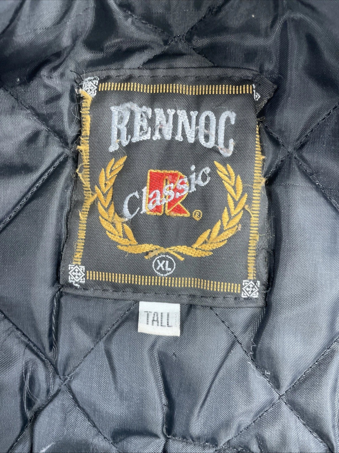 Vintage Rennoc Classic Tigers Wool Leather Varsity Varsity Jacket Size XL Tall