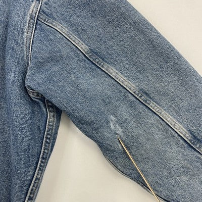 Vintage Levi's Denim Trucker Jacket Size Large Sherpa