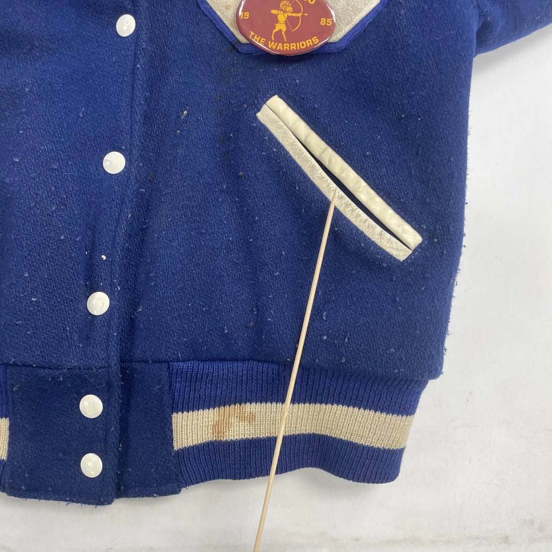 Vintage Cambridge Cheerleader Wool Varsity Letterman Jacket Size XS 80s