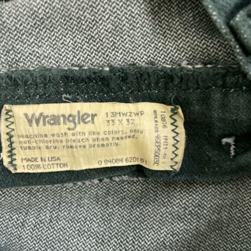 Vintage Wrangler Denim Jeans Pants Size 33 X 32 Dark Green