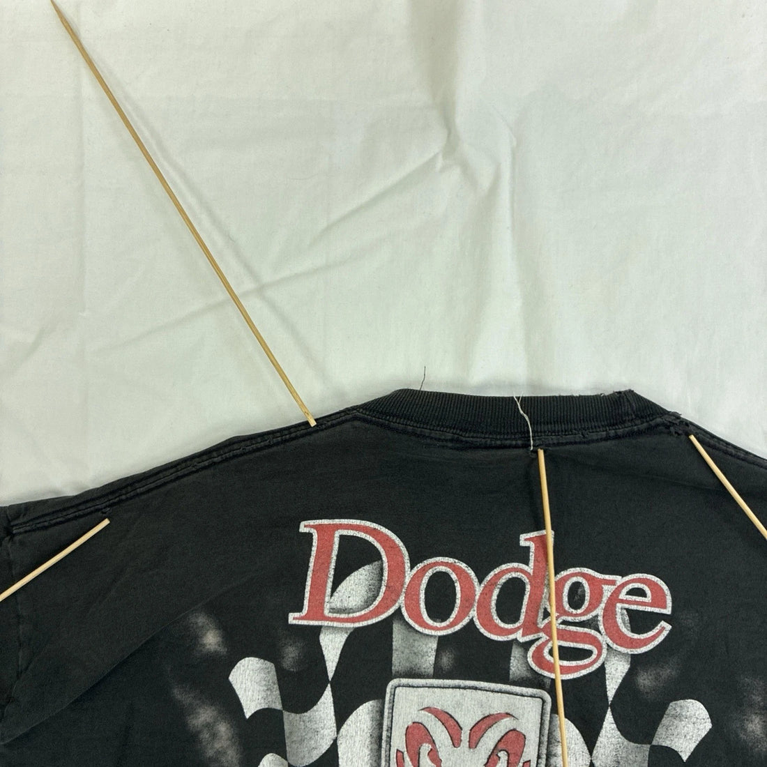 Vintage Let The Race Begin Dodge T-Shirt Size Large 2001 NASCAR