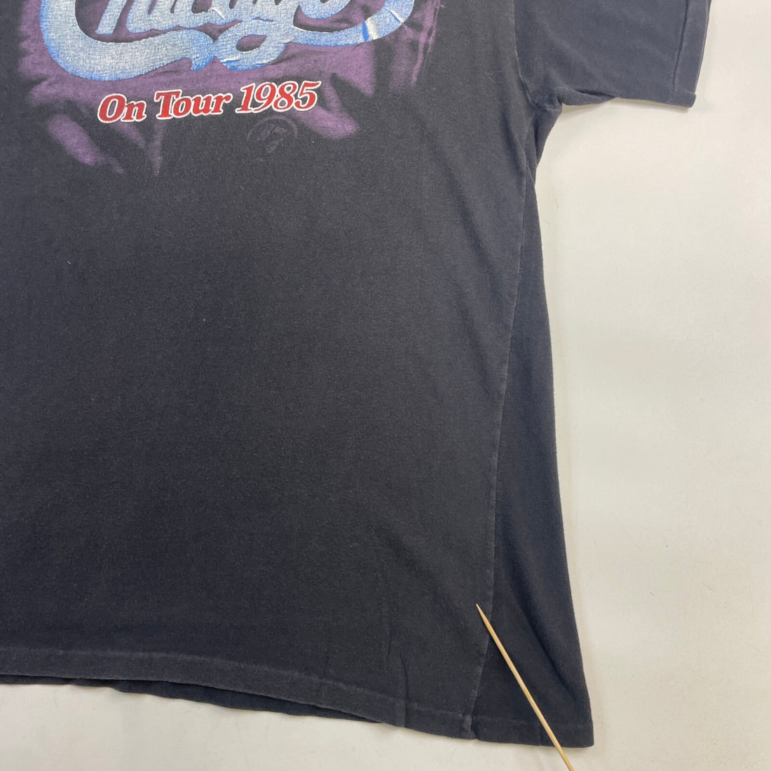 Vintage Chicago On Tour T-Shirt Size Large 1985 80s